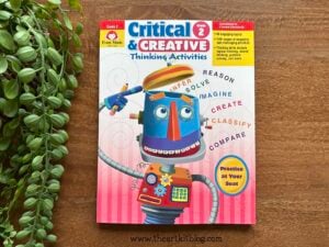 evan moor critical and creative thinking activities grade 2 timberdoodle review_the art kit 1