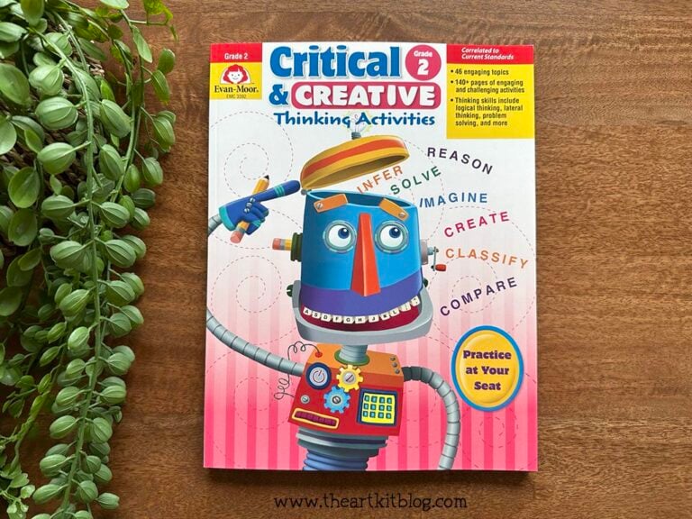 evan moor critical and creative thinking activities grade 2 timberdoodle review_the art kit 1