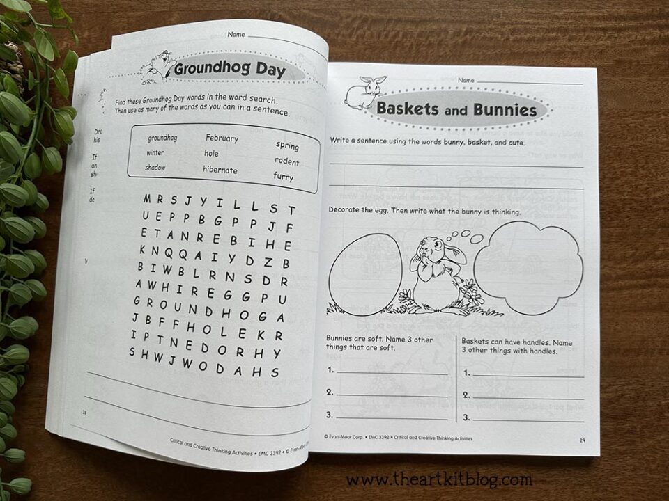 Evan-Moor Critical and Creative Thinking Activities Grade 2: Book ...