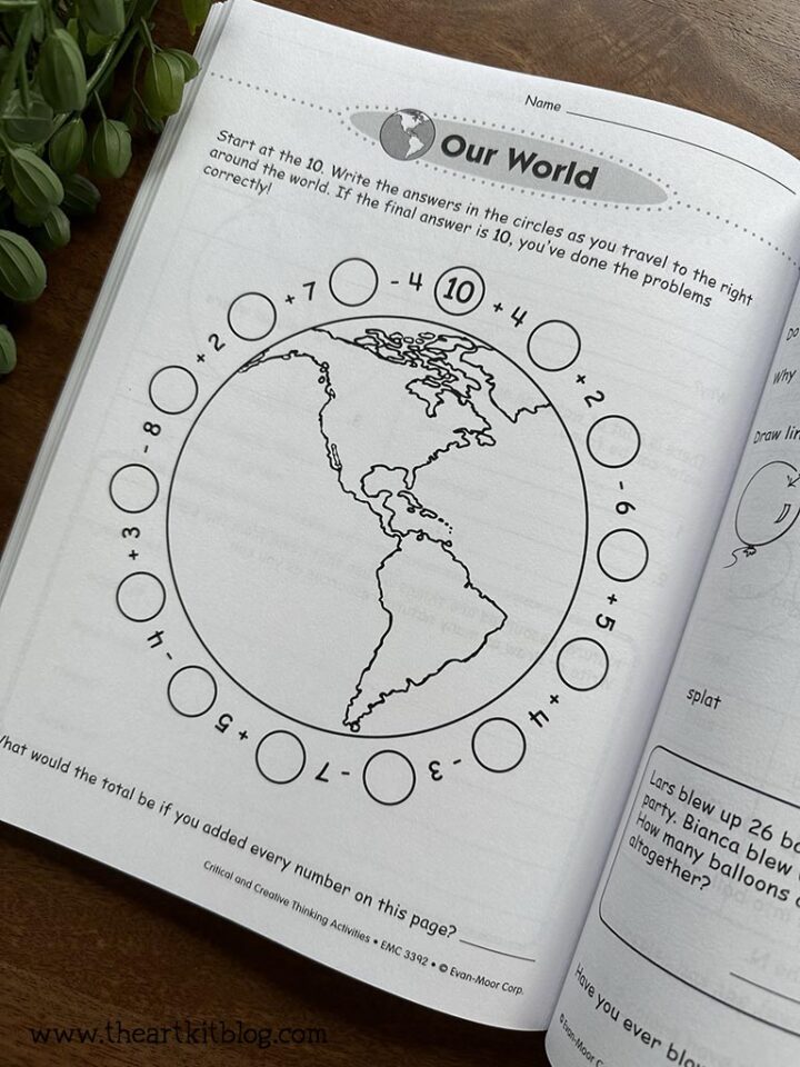 Evan-Moor Critical and Creative Thinking Activities Grade 2: Book ...