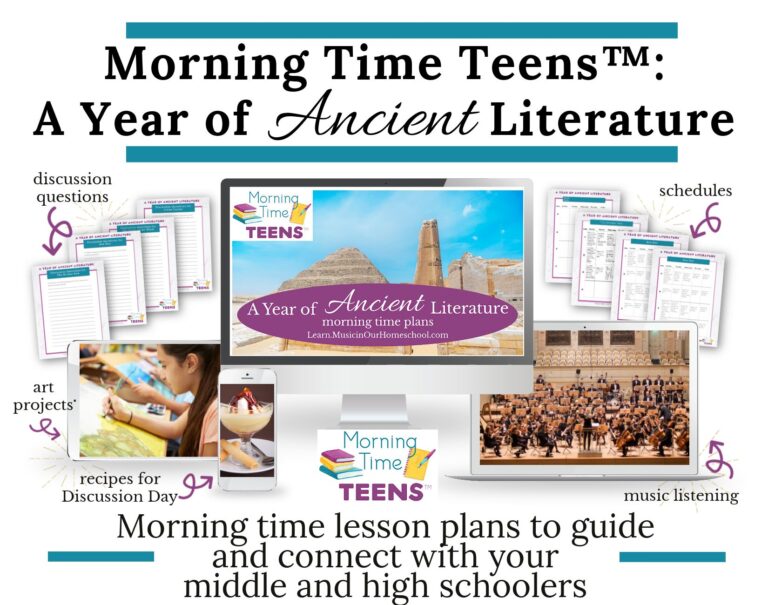 music in our homeschool ancient literature