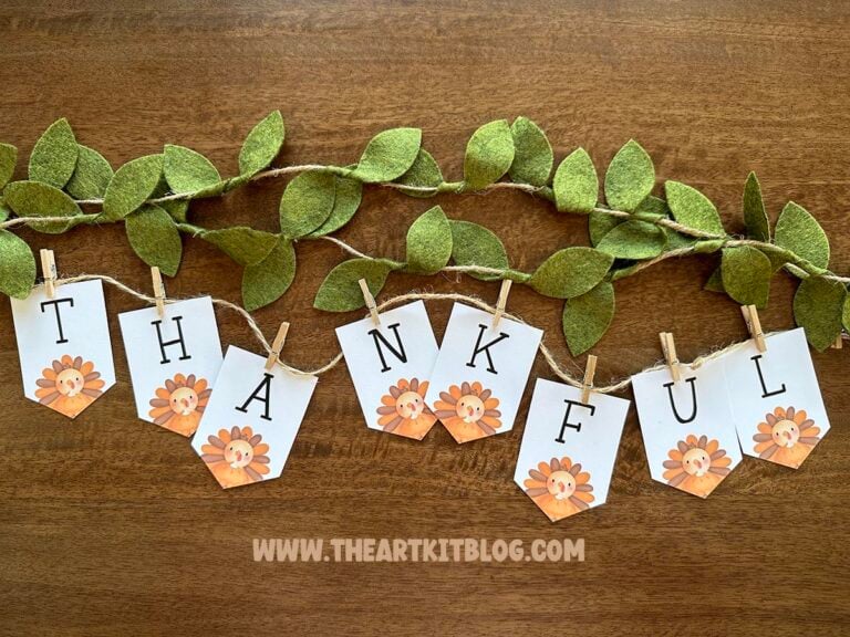 thankful banner printable the art kit 3