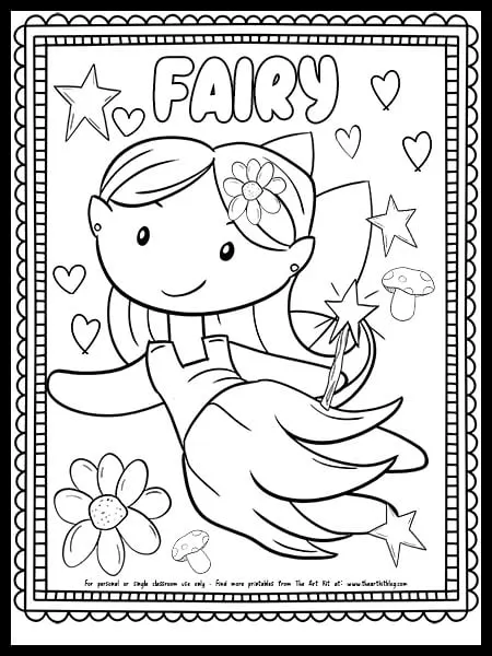 Drawing Stuff For Girls  Coloring Page For Girls