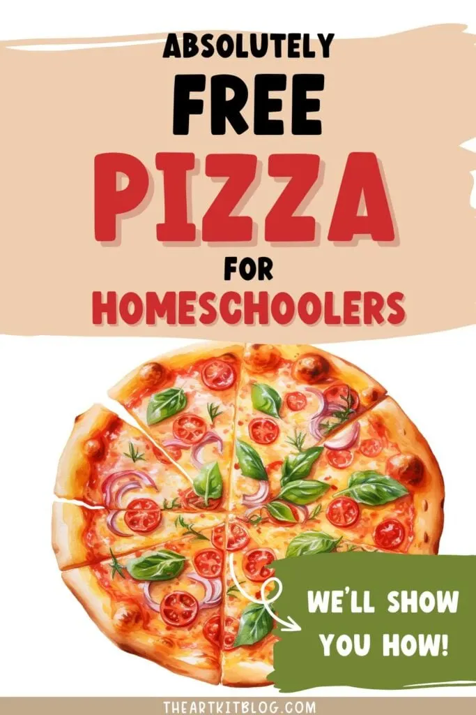 Free pizza hut book it reading program for homeschoolers the art kit