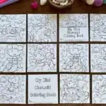 mini mermaid coloring pages printable book kids the art kit 6