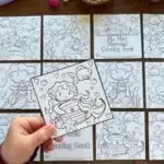 mini mermaid coloring pages printable book kids the art kit 6
