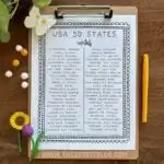 usa 50 states capitals alphabetical order printable the art kit 5