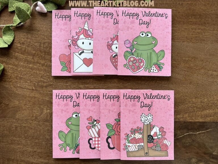 valentines day greeting cards printable the art kit 7