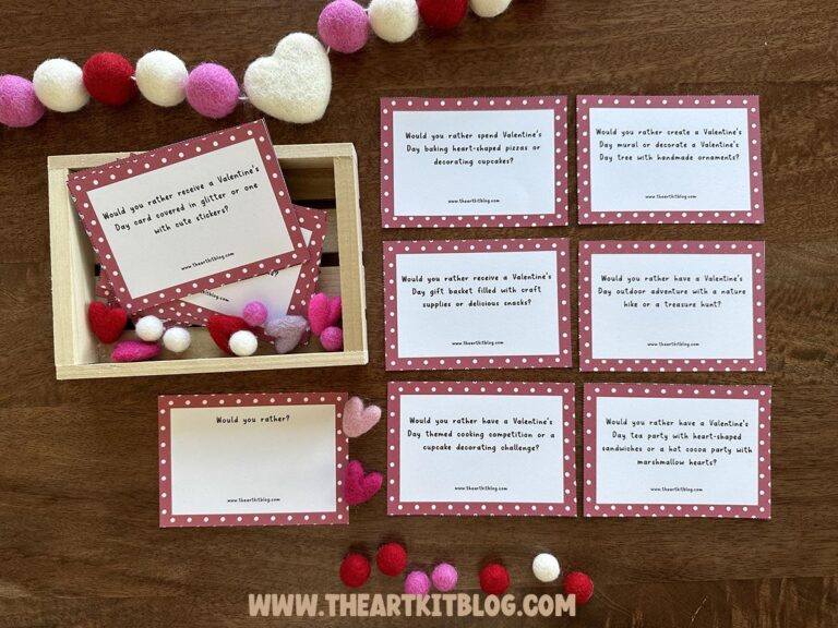 would you rather valentines day printable cards kids_the art kit 4