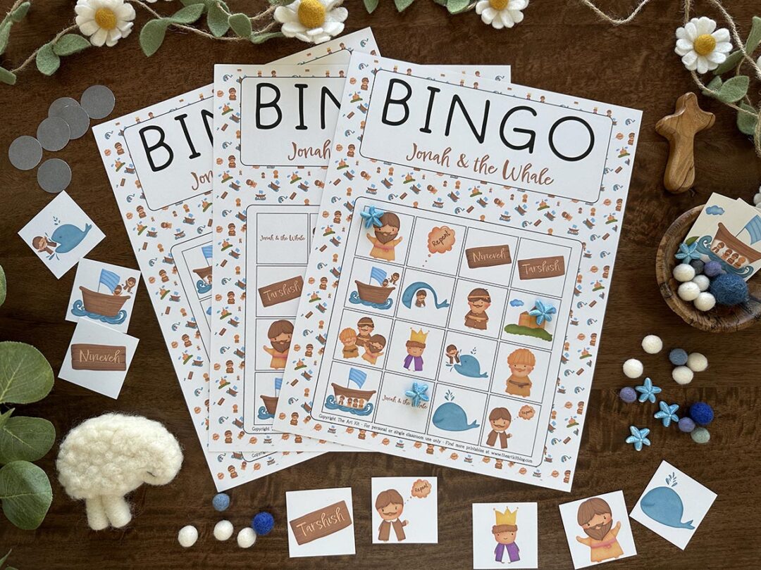 Bible Bingo Bundle: Printable Pack for Kids! - The Art Kit