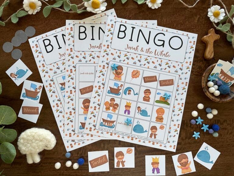 Bible Bingo Bundle: Printable Pack for Kids!