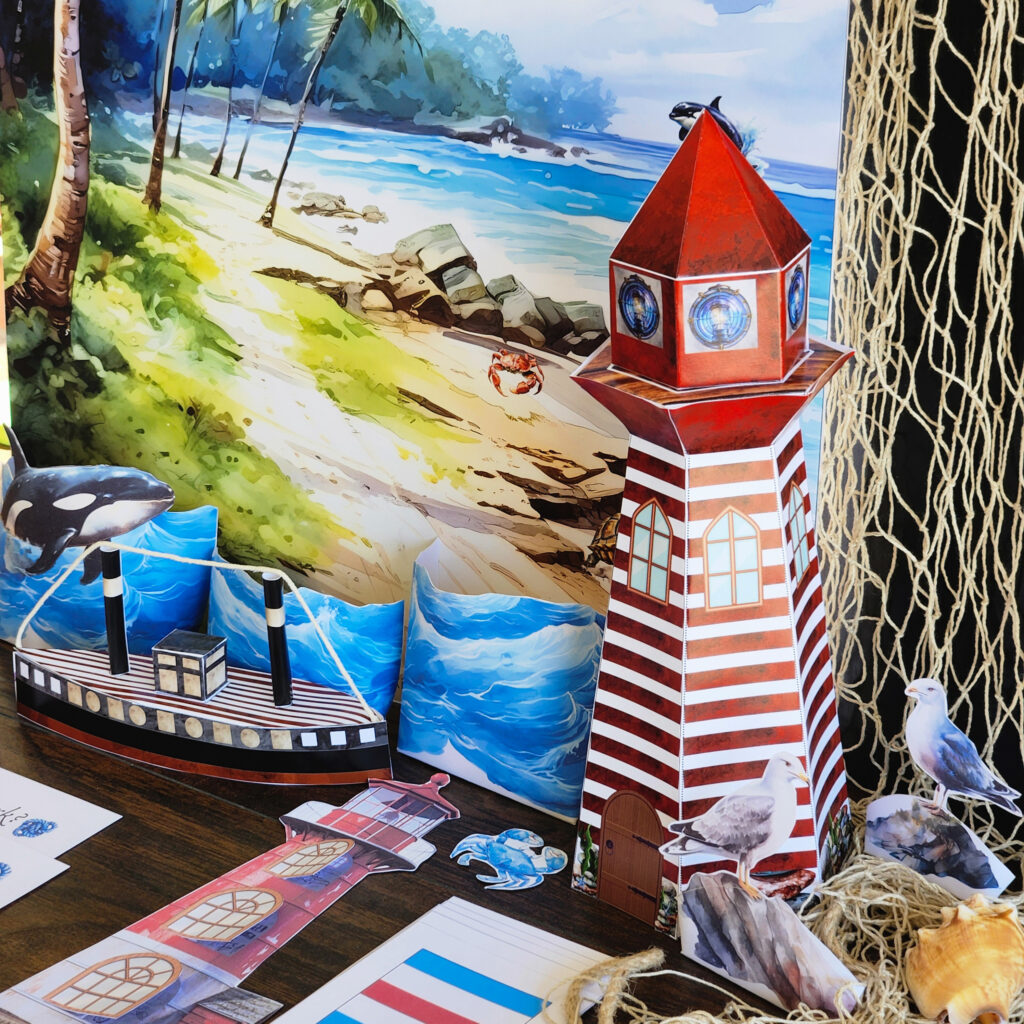 Square lighthouse - The Art Kit