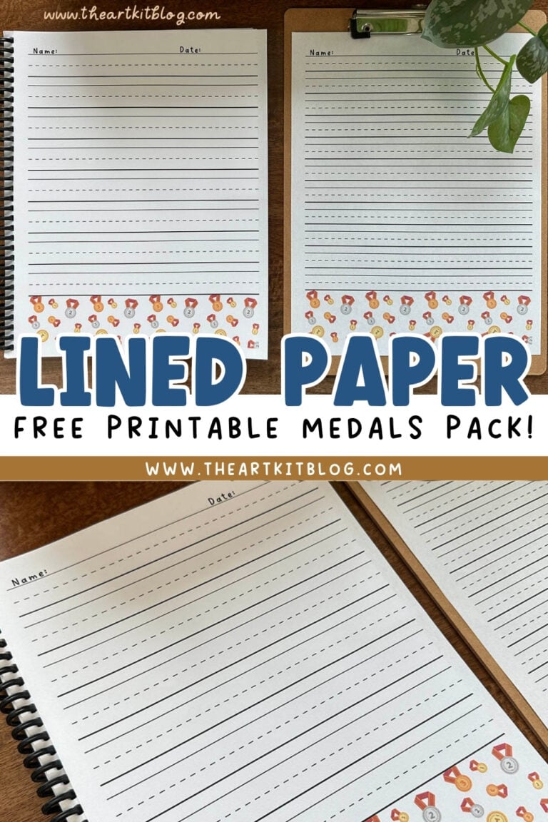 1st place medals notebooking pages printable the art kit 1