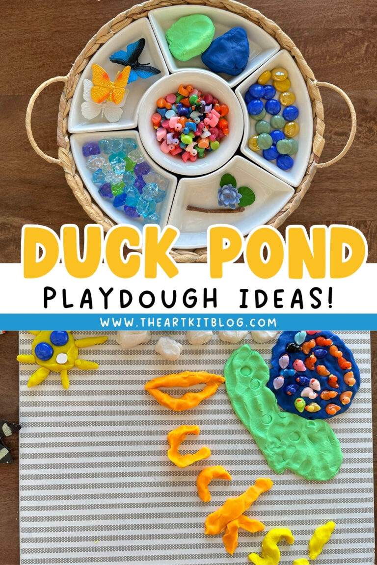 duck pond playdough play ideas kids_the art kit