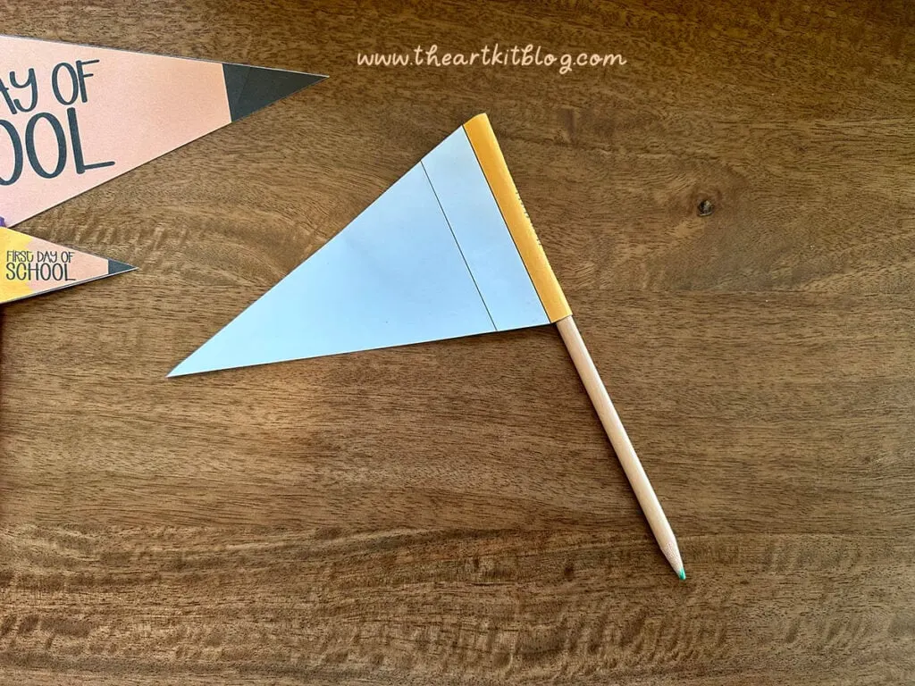 thumbnail image 2 of First Day Of 1st School Pennant Flag, Back To School Printable Sign 2 of 13