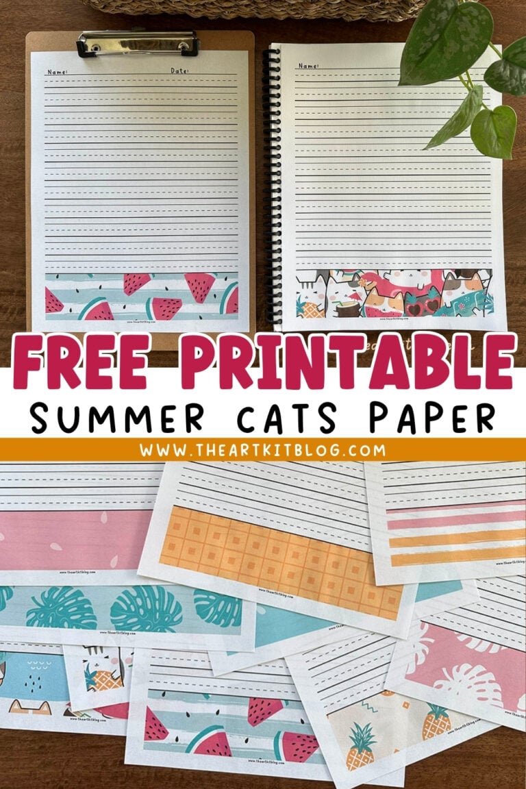 summer notebooking pages printable the art kit 1