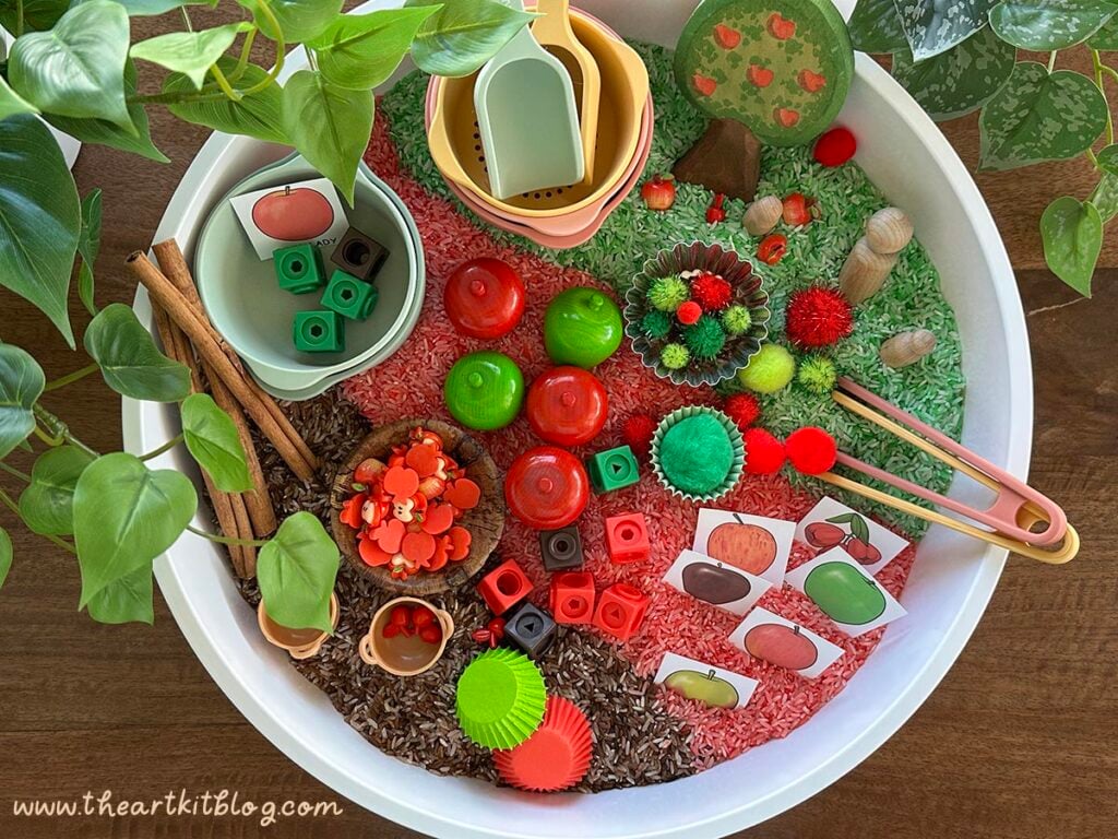 how to make a sensory bin for kids