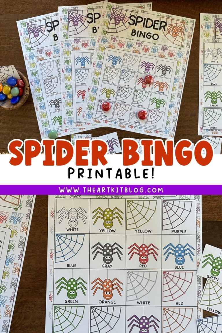 spider bingo game free printable