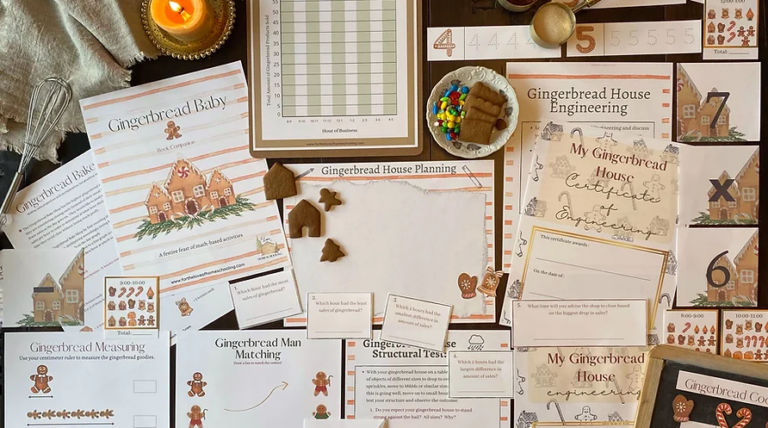 Limited Time FREEBIE: Gingerbread Baby Book Companion, A Festive Feast of Math-Based Activities