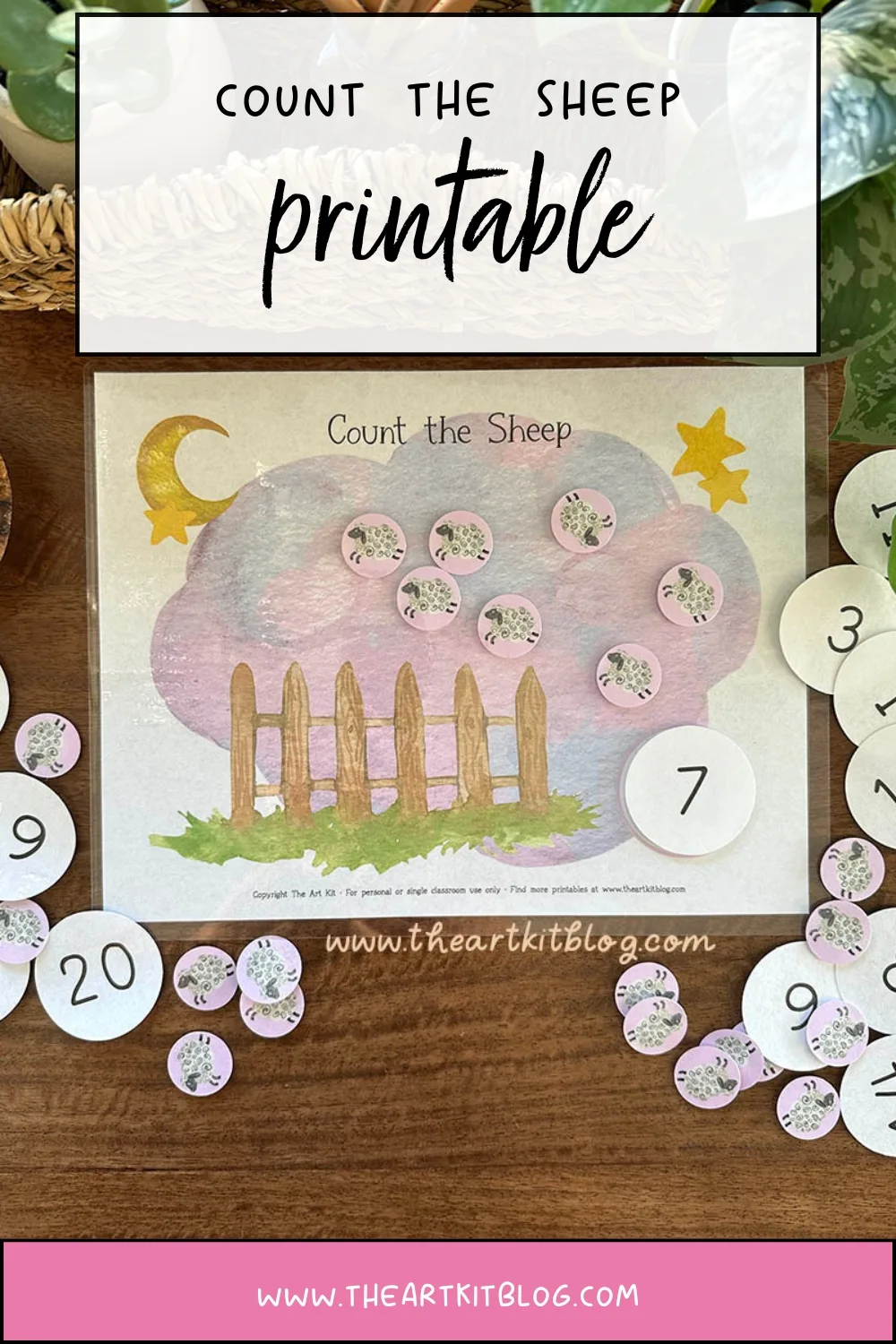 sheep printable numbers kids