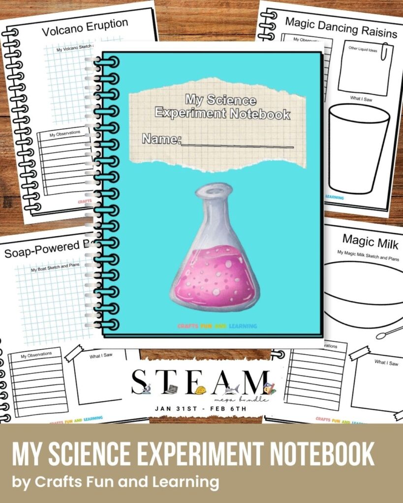 My Science Experiment Notebook - The Art Kit