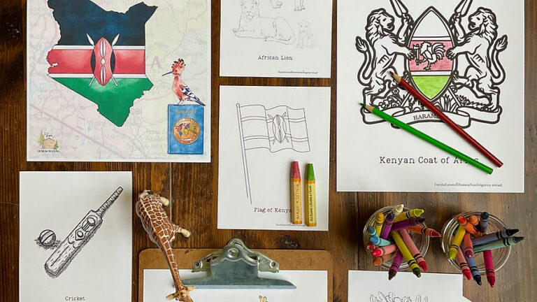 Limited Time FREEBIE: Kenya Coloring Pack
