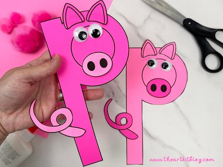p-is-for-pig-paper-craft
