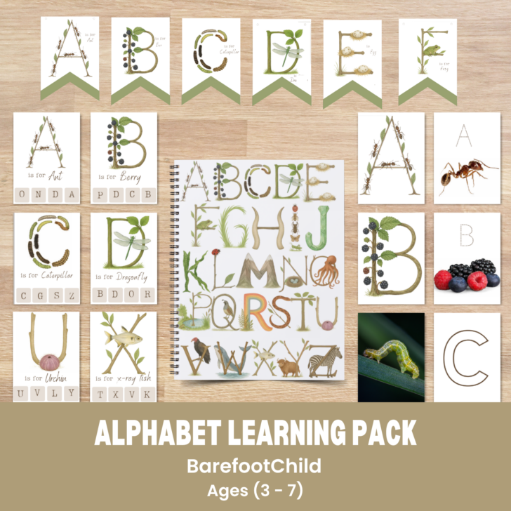 alphabet learning pack - The Art Kit