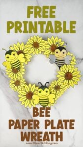 bee-paper-plate-wreath-printable-craft-3