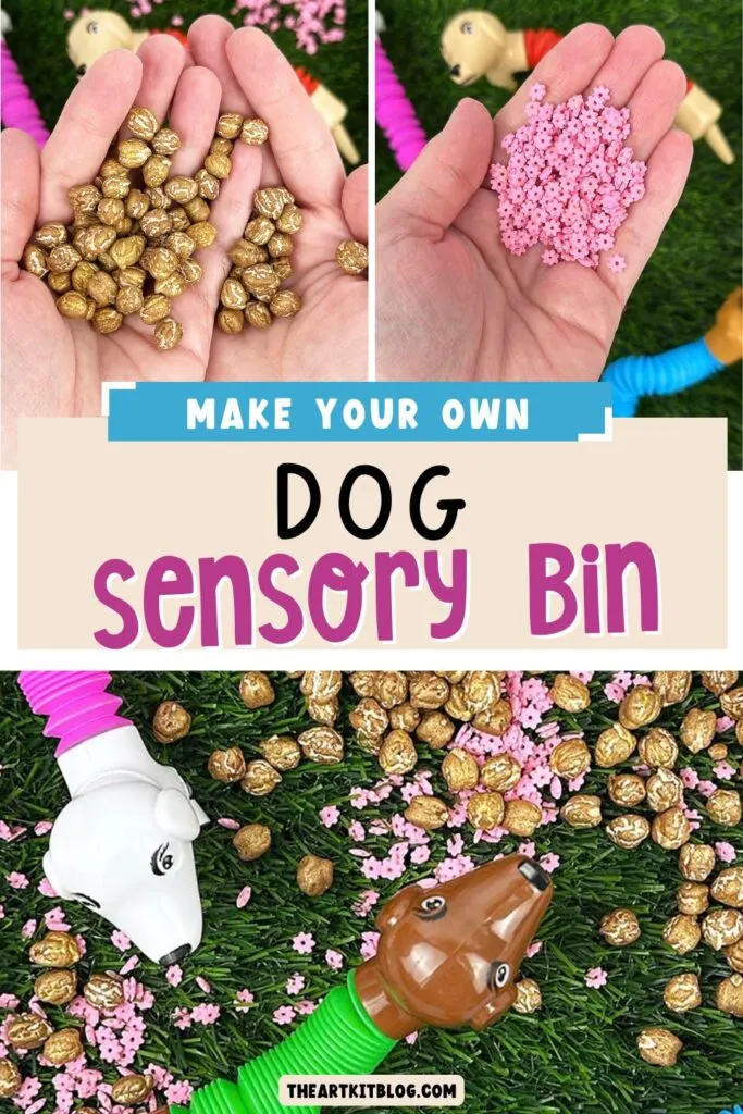 dog sensory bin