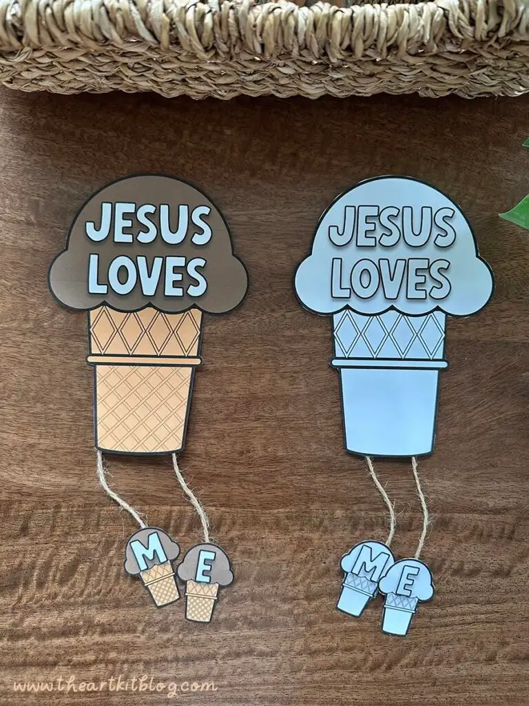 jesus-loves-me-ice-cream-paper-craft