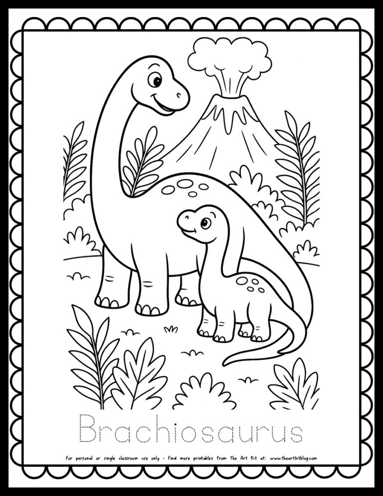 Brachiosaurus-dinosaur-coloring-page-the-art-kit