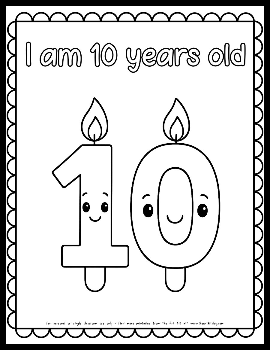 cute-i-am-10-years-old-happy-birthday-coloring-page-candle-printable copy