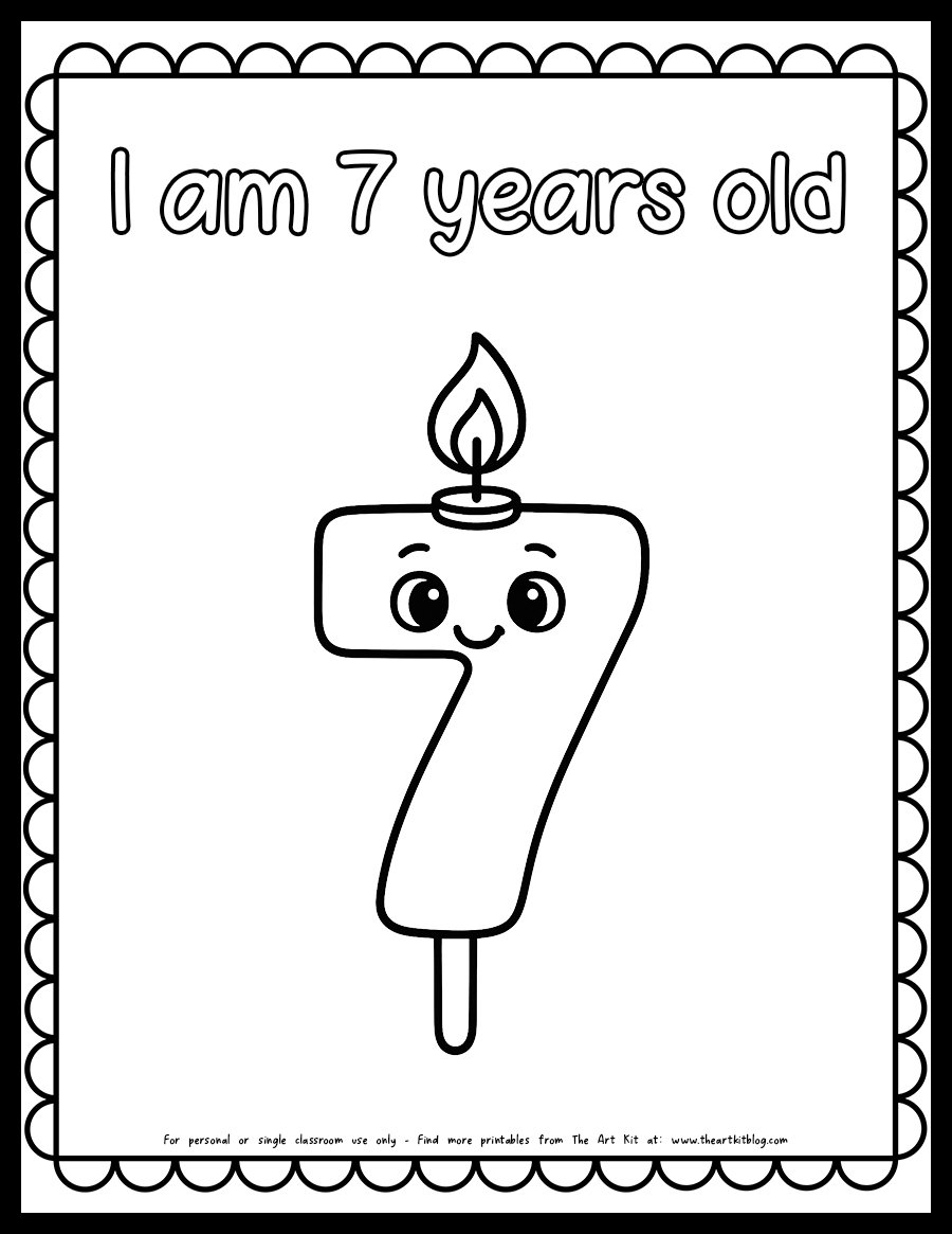 cute-i-am-7-years-old-happy-birthday-coloring-page-candle-printable copy