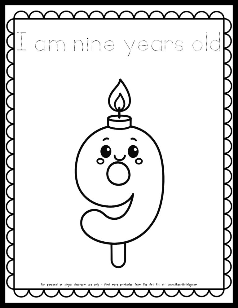 cute-i-am-9-years-old-happy-birthday-coloring-page-candle-printable-dotted copy