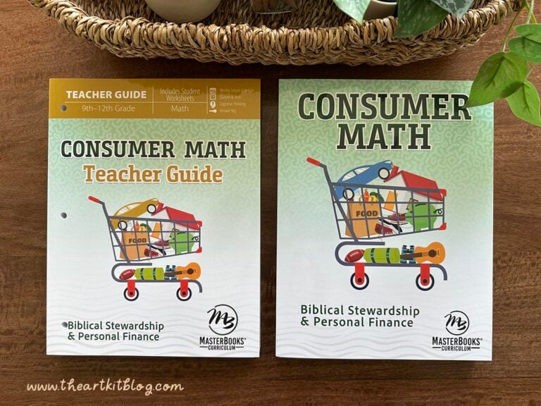 Consumer Math by Master Books – Best Christian personal finance curriculum for high school students