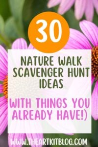 30 fun nature walk scavenger hunt ideas for kids – no supplies needed