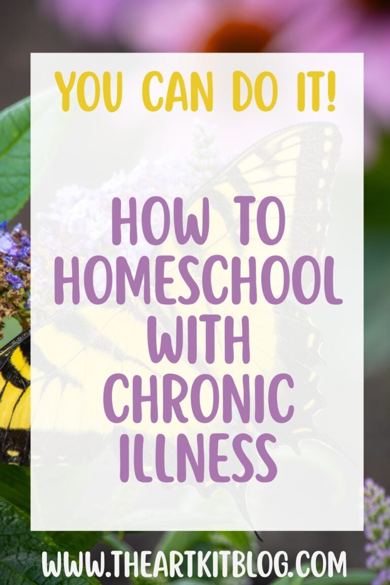 Yes, you can homeschool with chronic illness – tips and encouragement for tired moms
