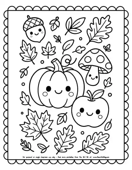 kawaii-fall-coloring page-printable copy