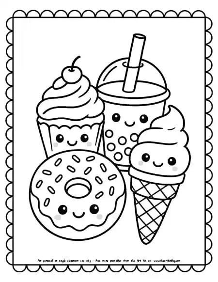 kawaii-food-coloring page-download copy
