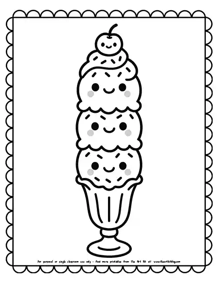 kawaii-ice-cream-sundae-coloring page-download copy