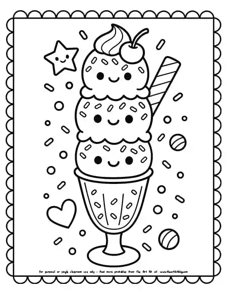kawaii-ice-cream-sundae-sprinkles-coloring page-download copy
