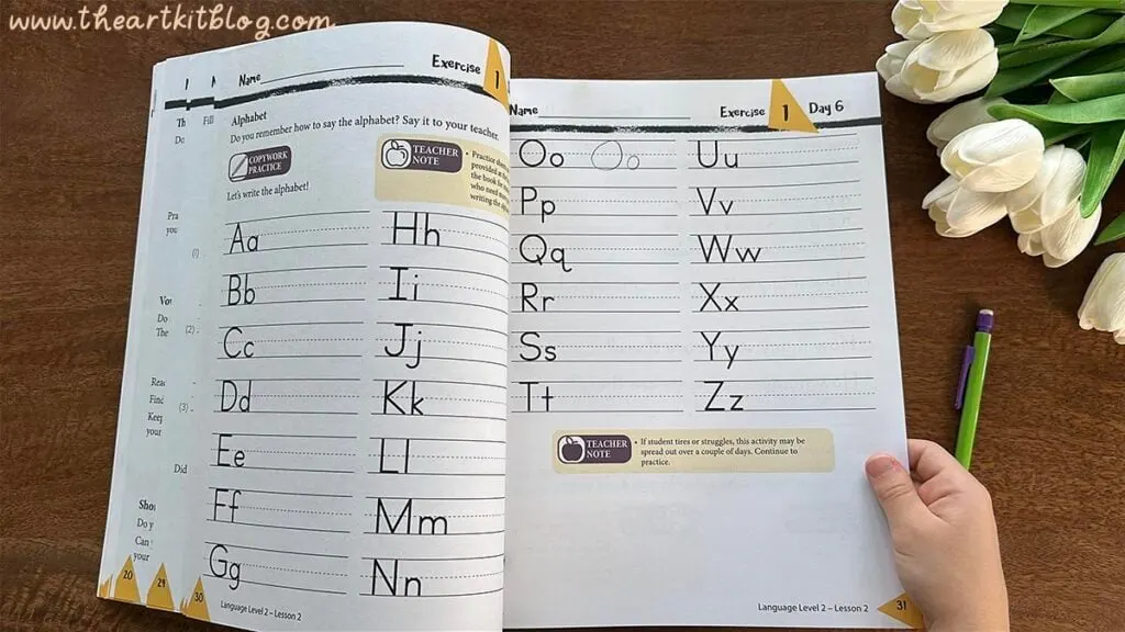 master-books-language-arts-sample-page