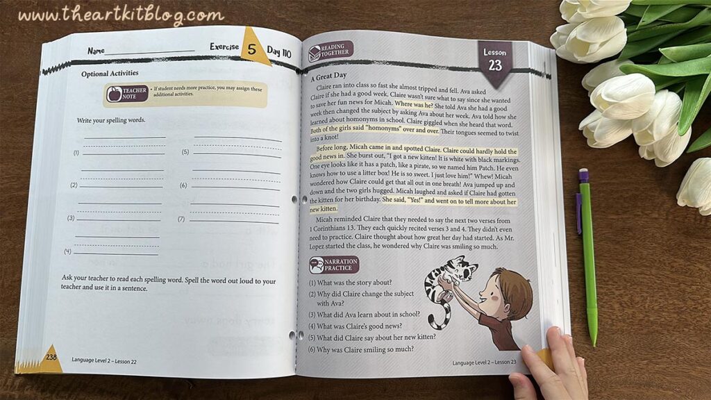 master-books-level-2-story-section