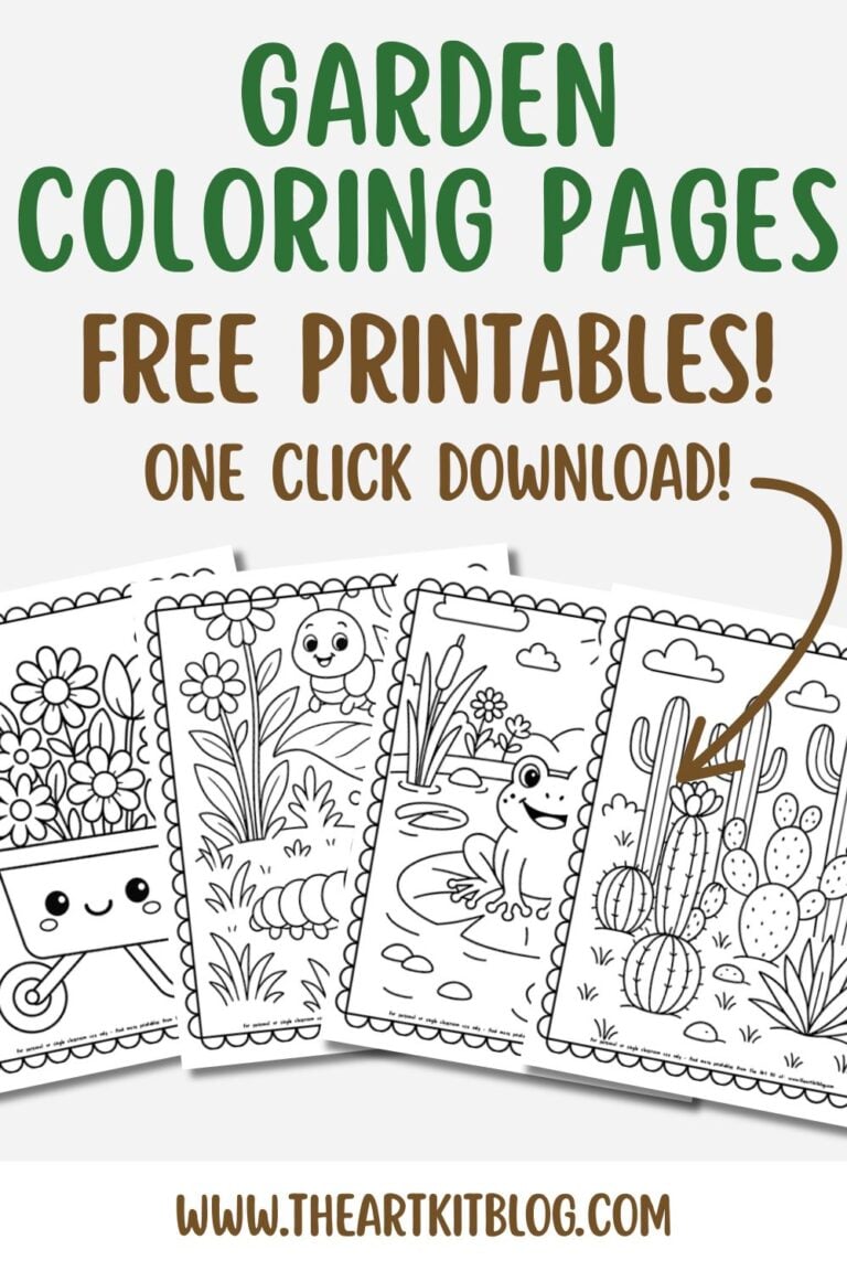 Garden coloring pages